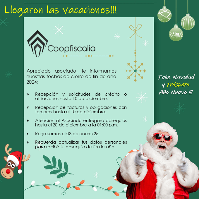 Fin de año 2024 Coopfiscalía
